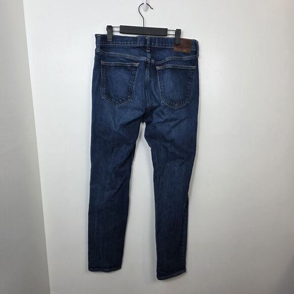 Abercrombie & Fitch Dark Wash Vintage Stretch 90s Slim Casual Jeans 32×32 - Picture 2 of 6